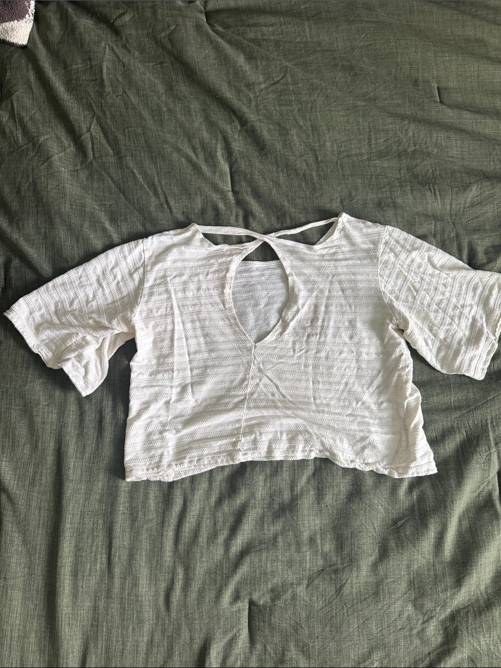 White Textured Two-Piece Lounge Set - Picture 3 of 6